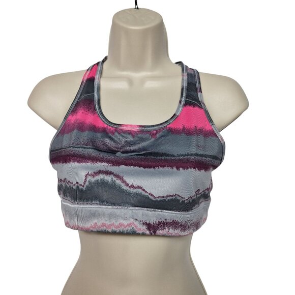 Nike Women's Sports Bra XXS Multicolor Geometric Athletic - Picture 2 of 3